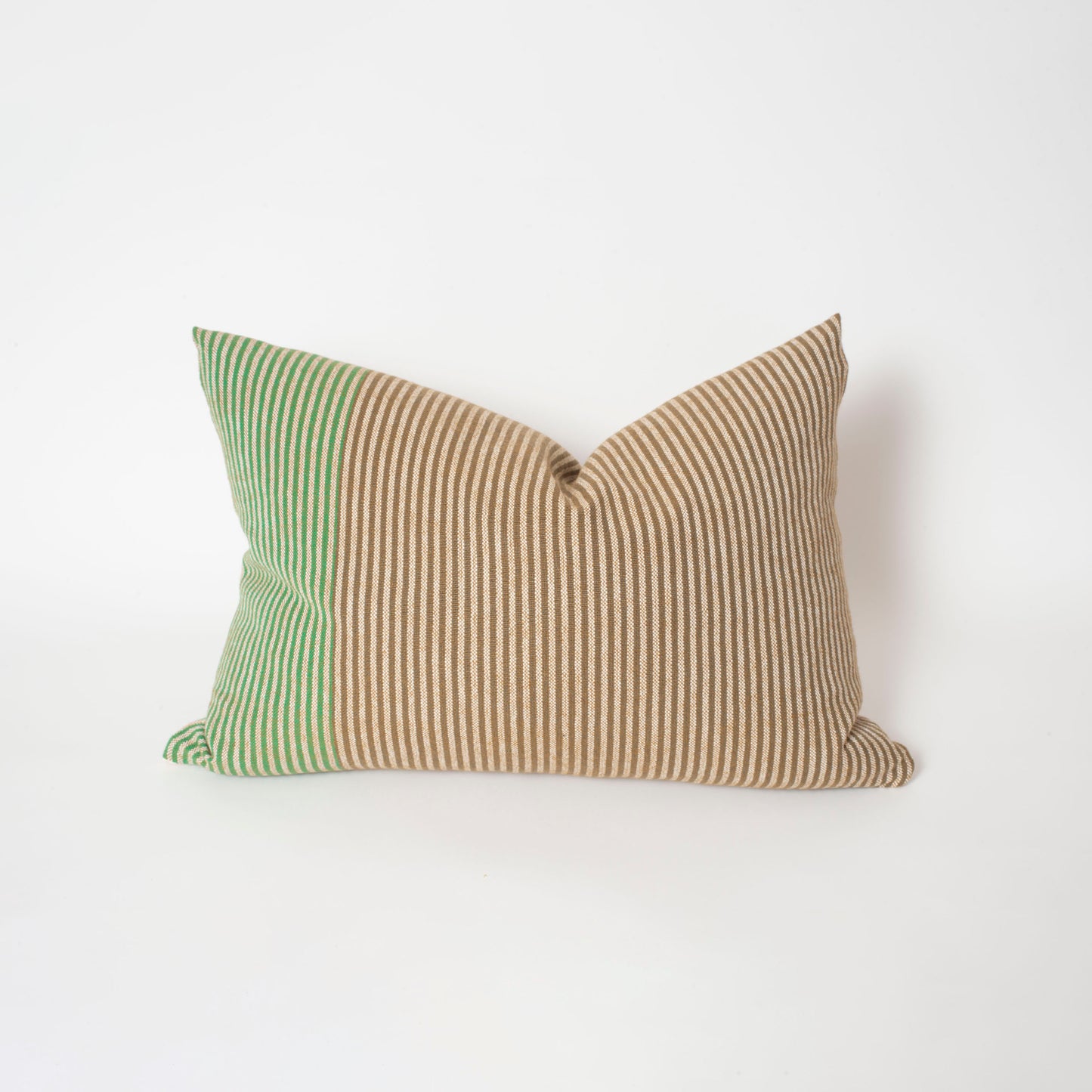 wool & cotton stripe pillow 1