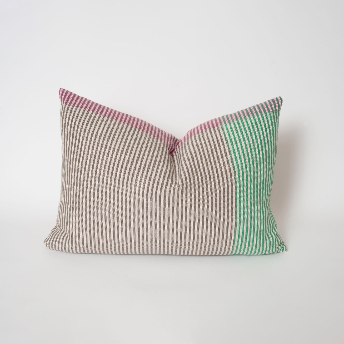 wool & cotton stripe pillow 2
