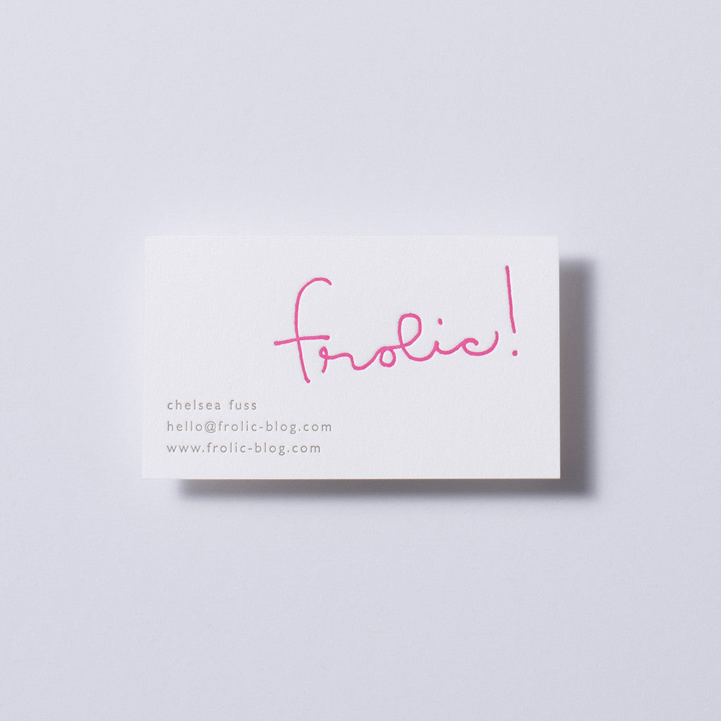 Frolic! Business Card
