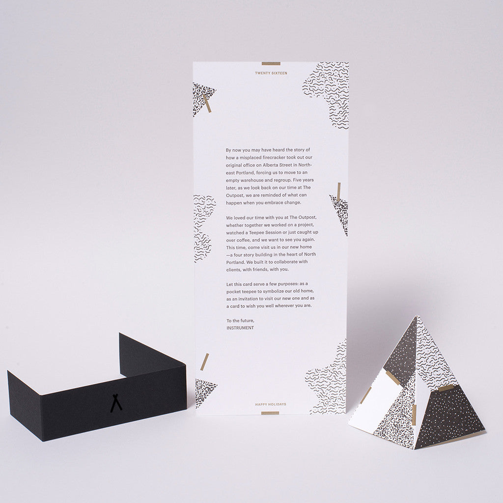 Instrument 2015 Teepee Holiday Card