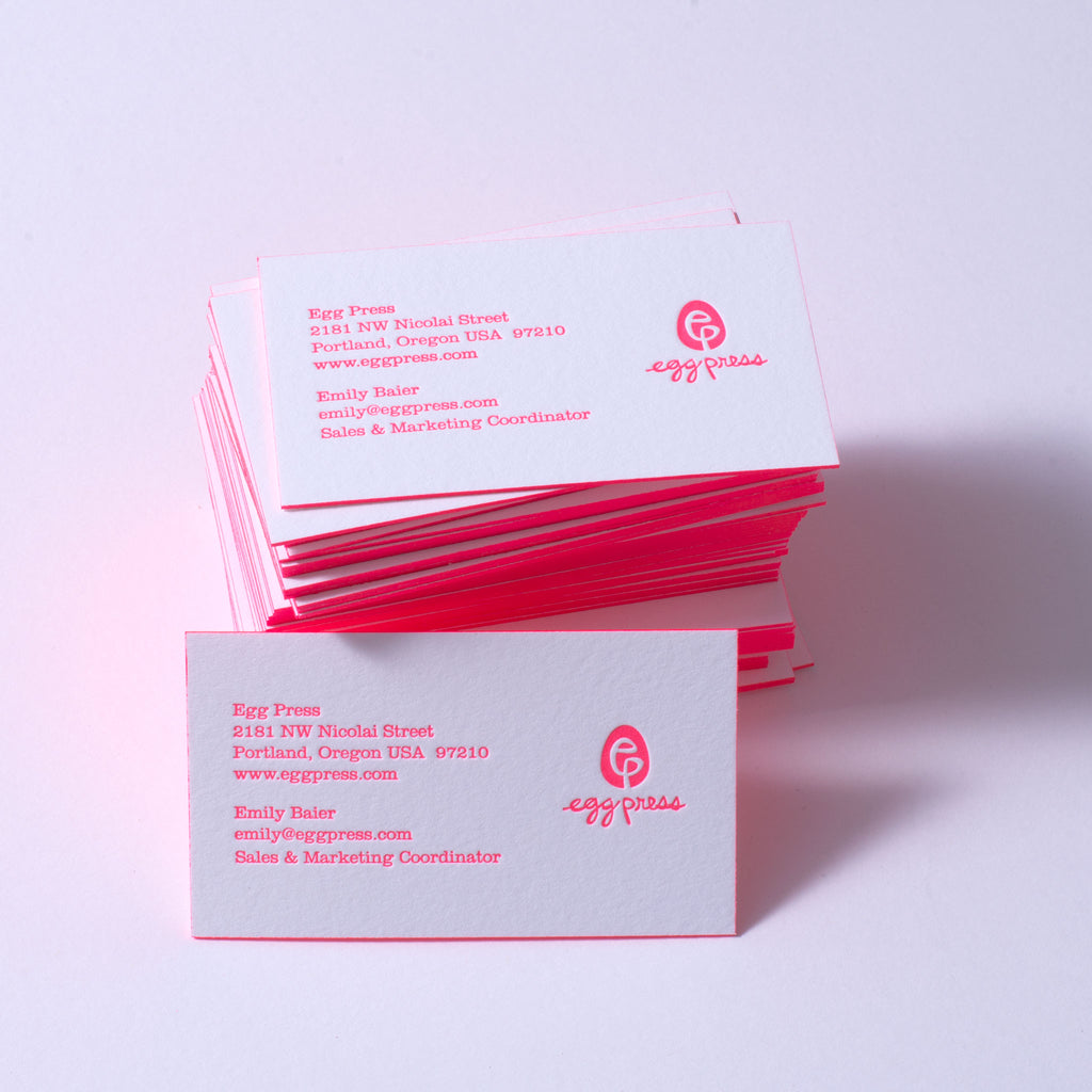 Egg Press Business Cards