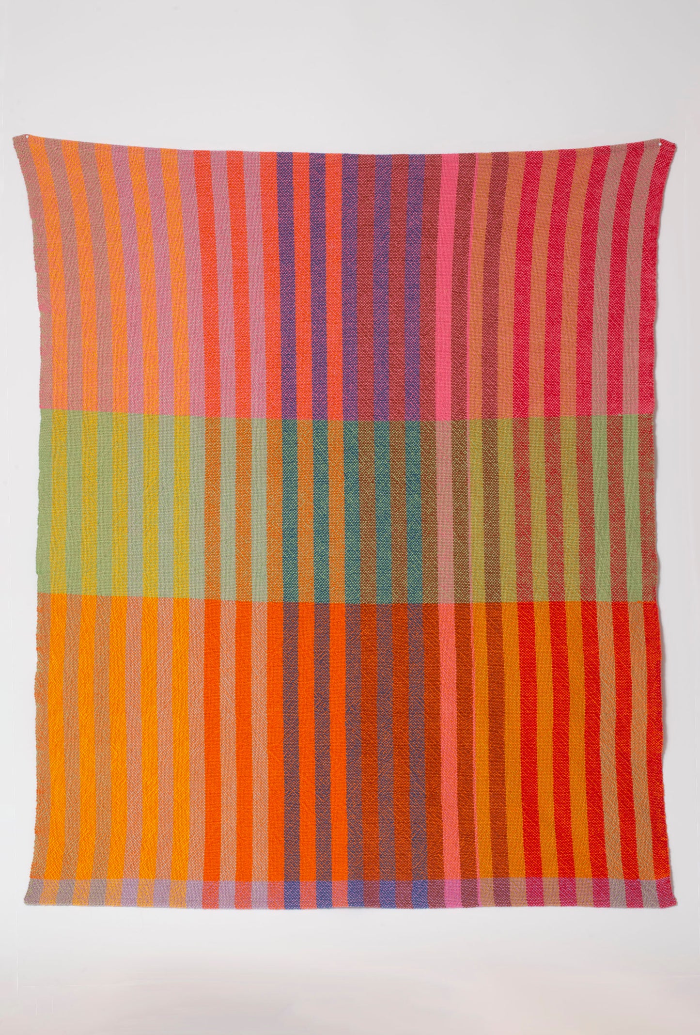 bright stripe baby blanket 4