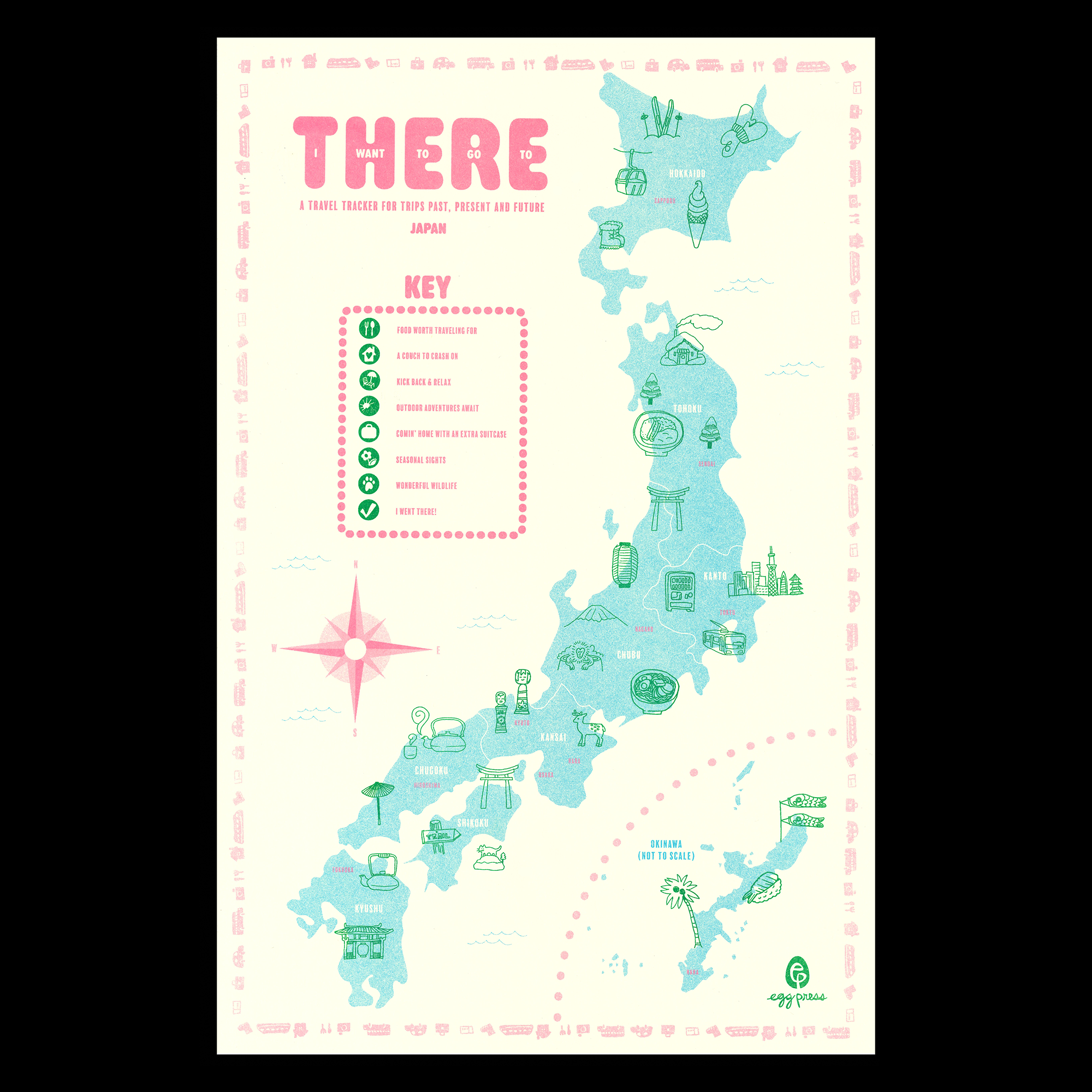 Japan Interactive Travel Map - Egg Press