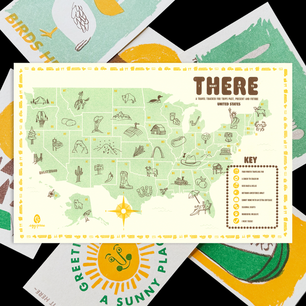 United States Interactive Travel Map - Egg Press