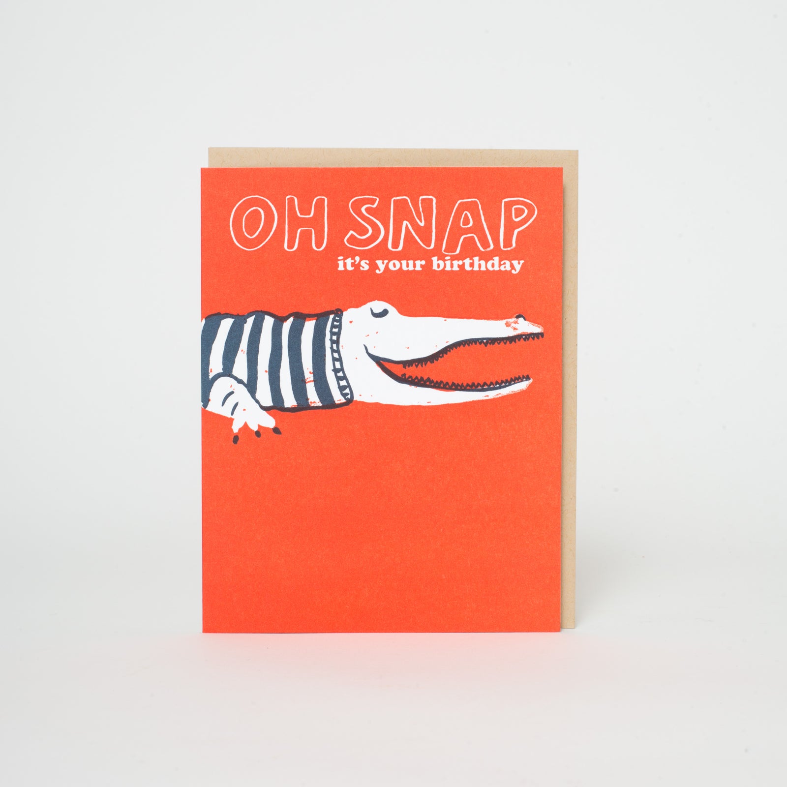 crocodile birthday card