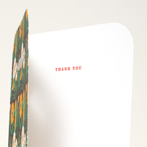 Folk Floral Thank You Greeting Card Boxed Set