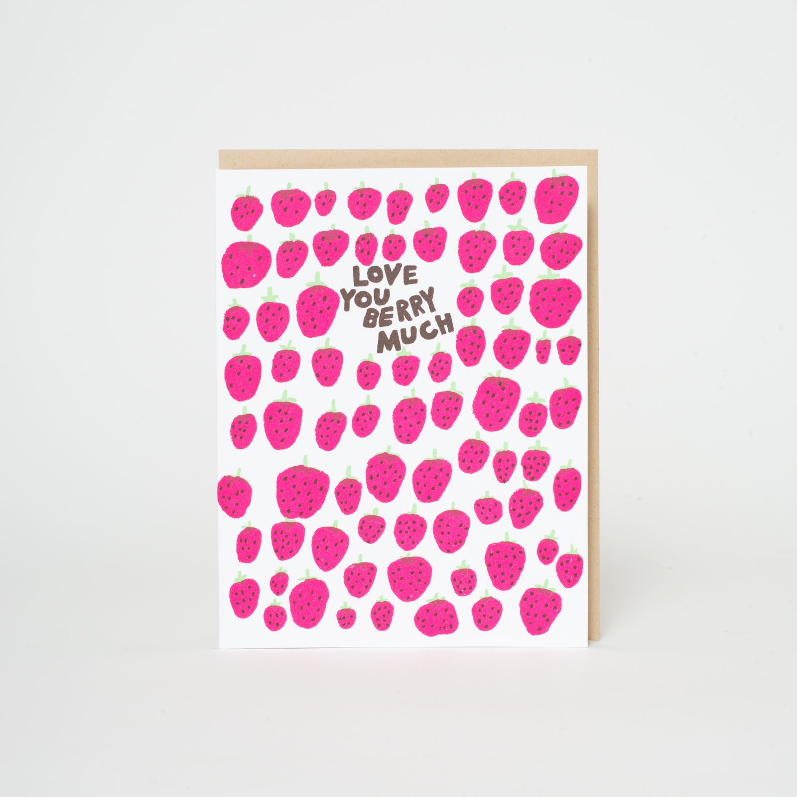 love you berry much card