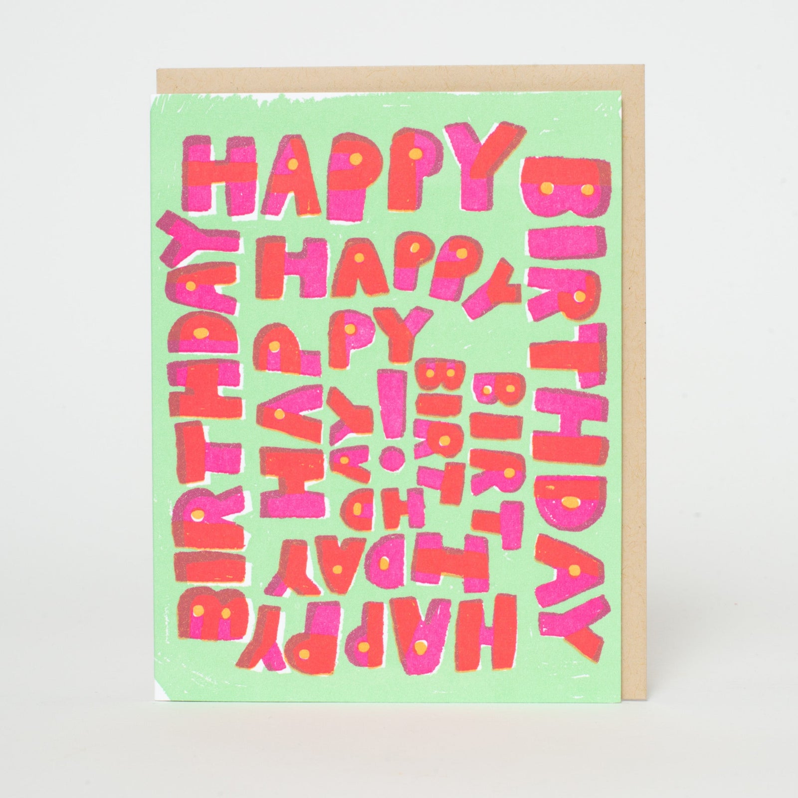 spiral happy birthday card