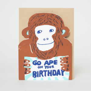 go ape on your birthday card