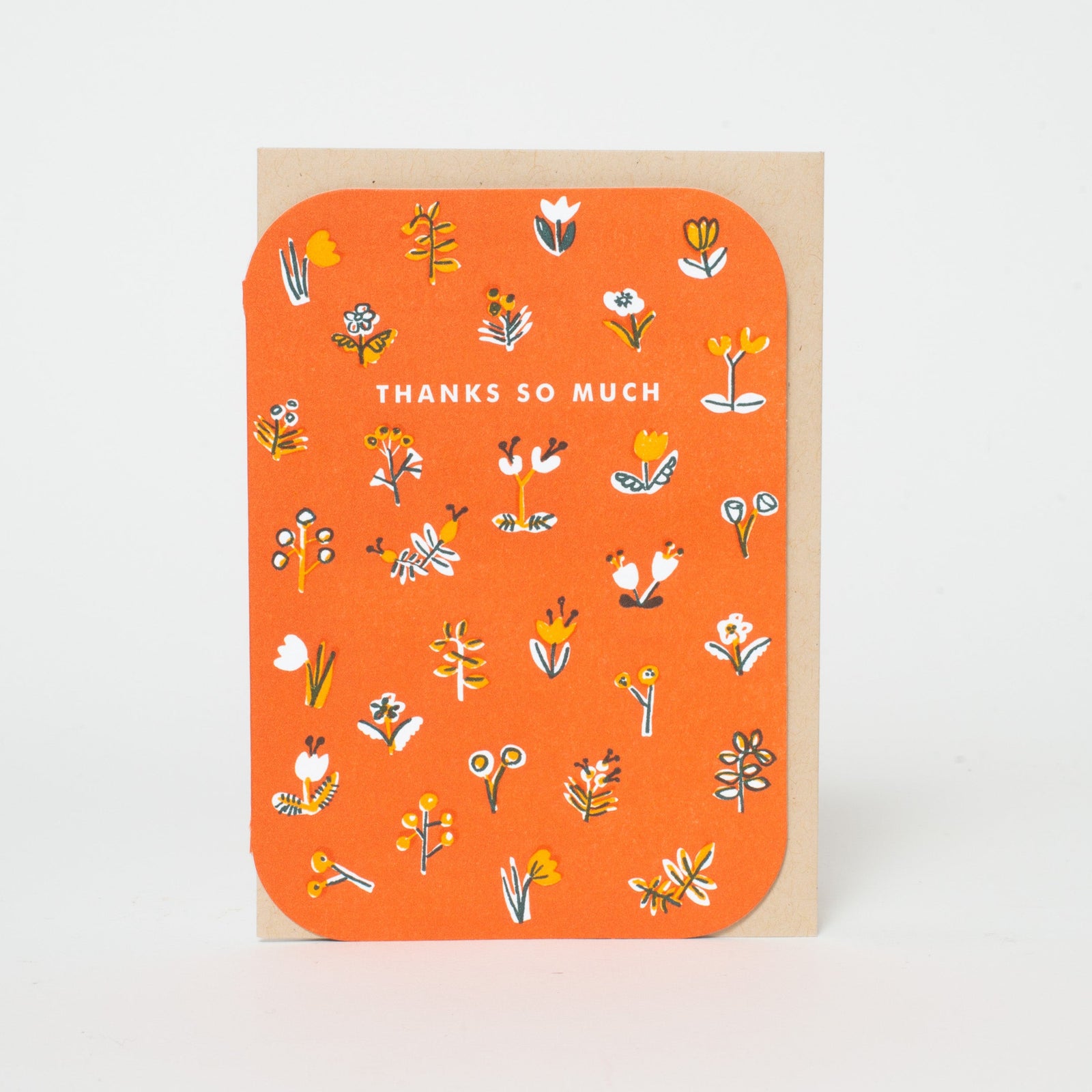 little flowers thank you card