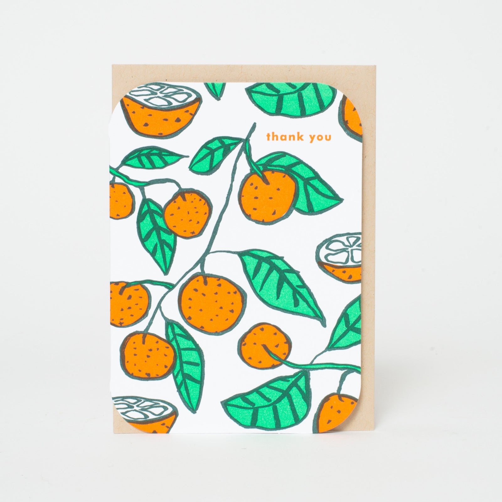 citrus thank you card