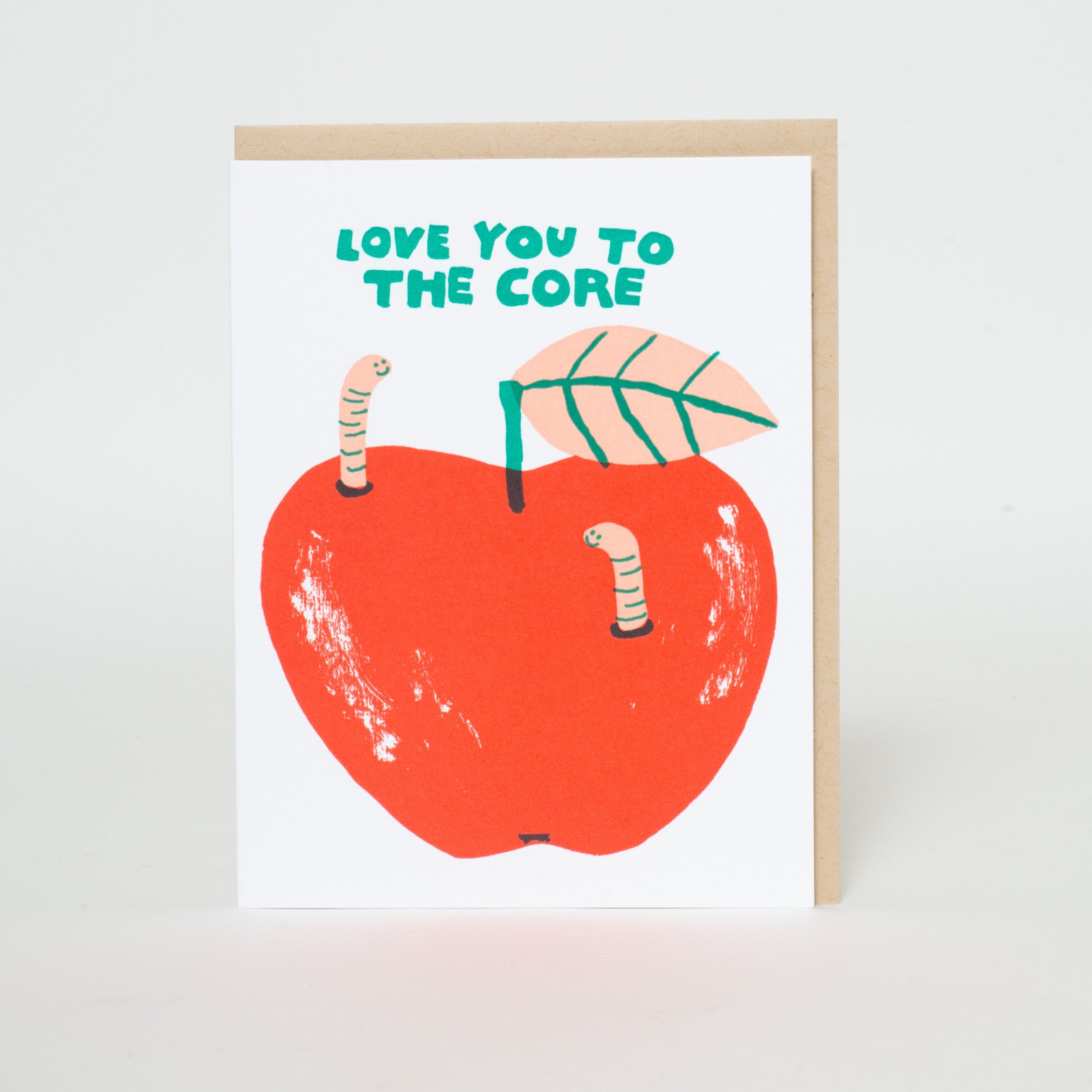 to the core apple love card - Egg Press