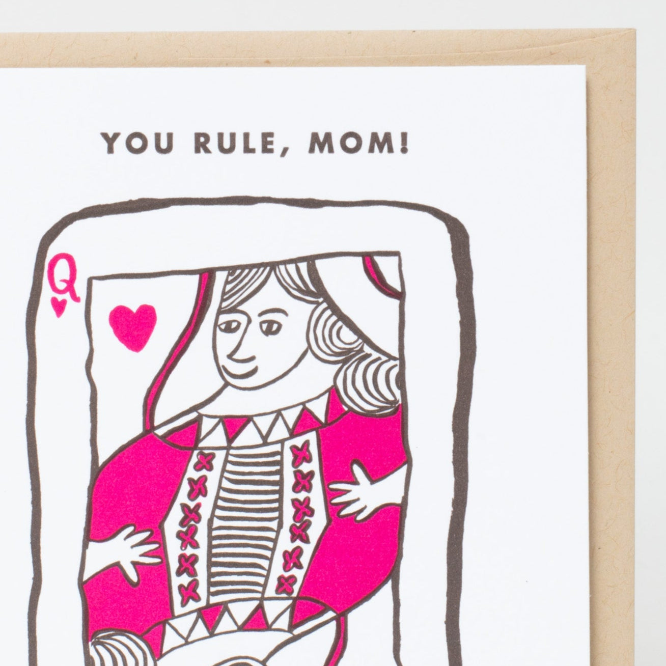 you rule mom mother's day playing card