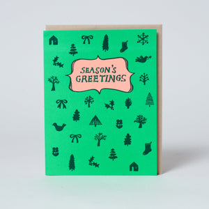 season's greetings holiday card