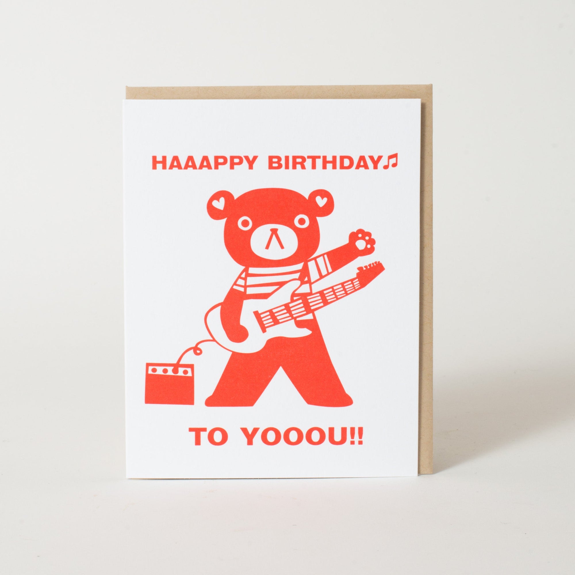 Rockin' Birthday card by Fugu Fugu Press