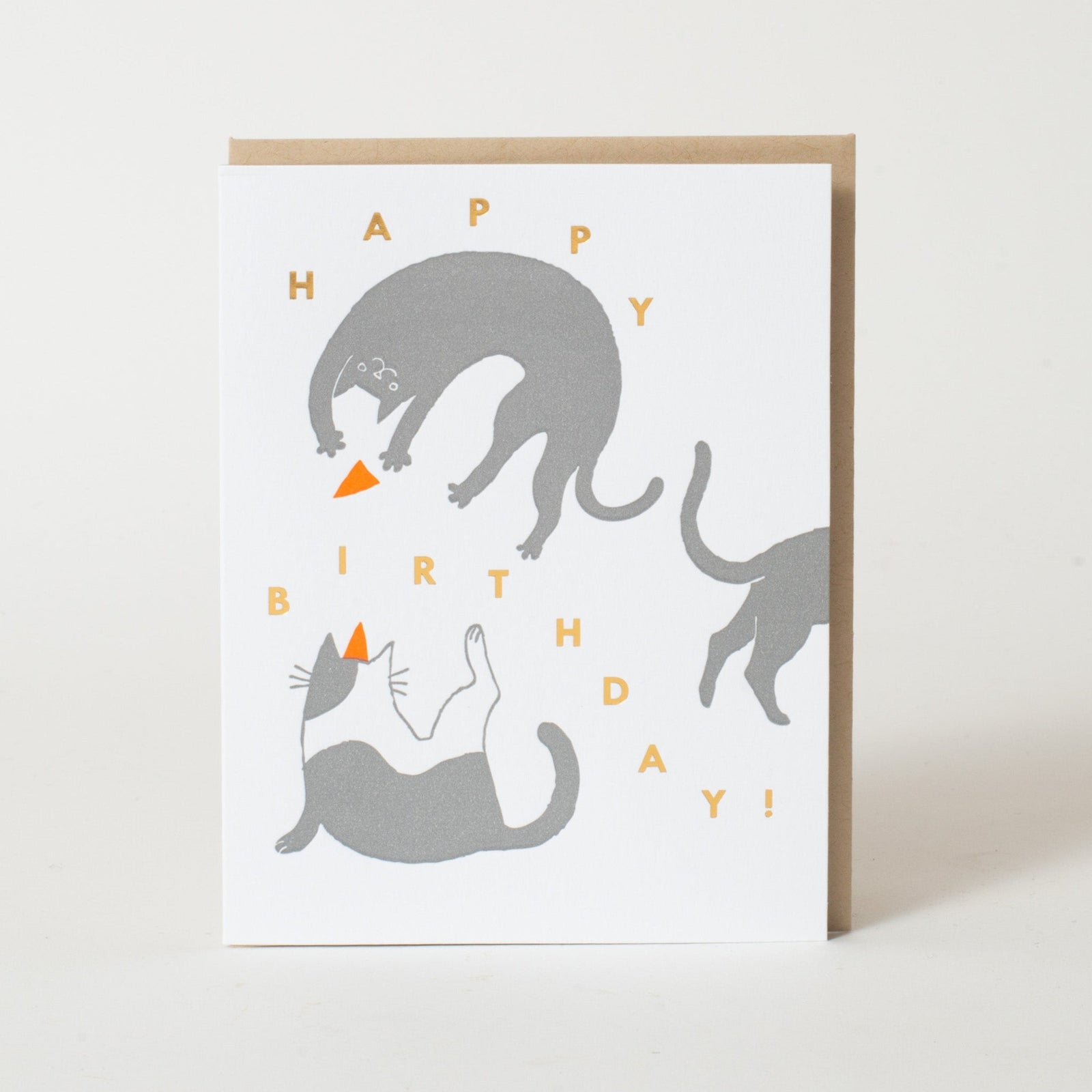 Birthday Cats card by Fugu Fugu Press