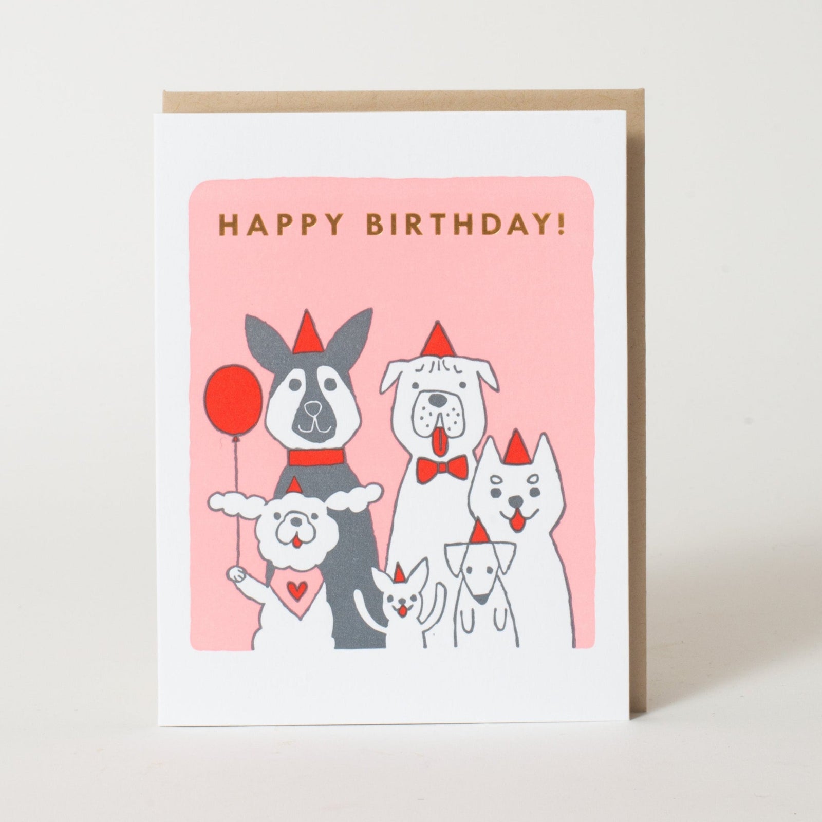 Birthday Dogs card by Fugu Fugu Press