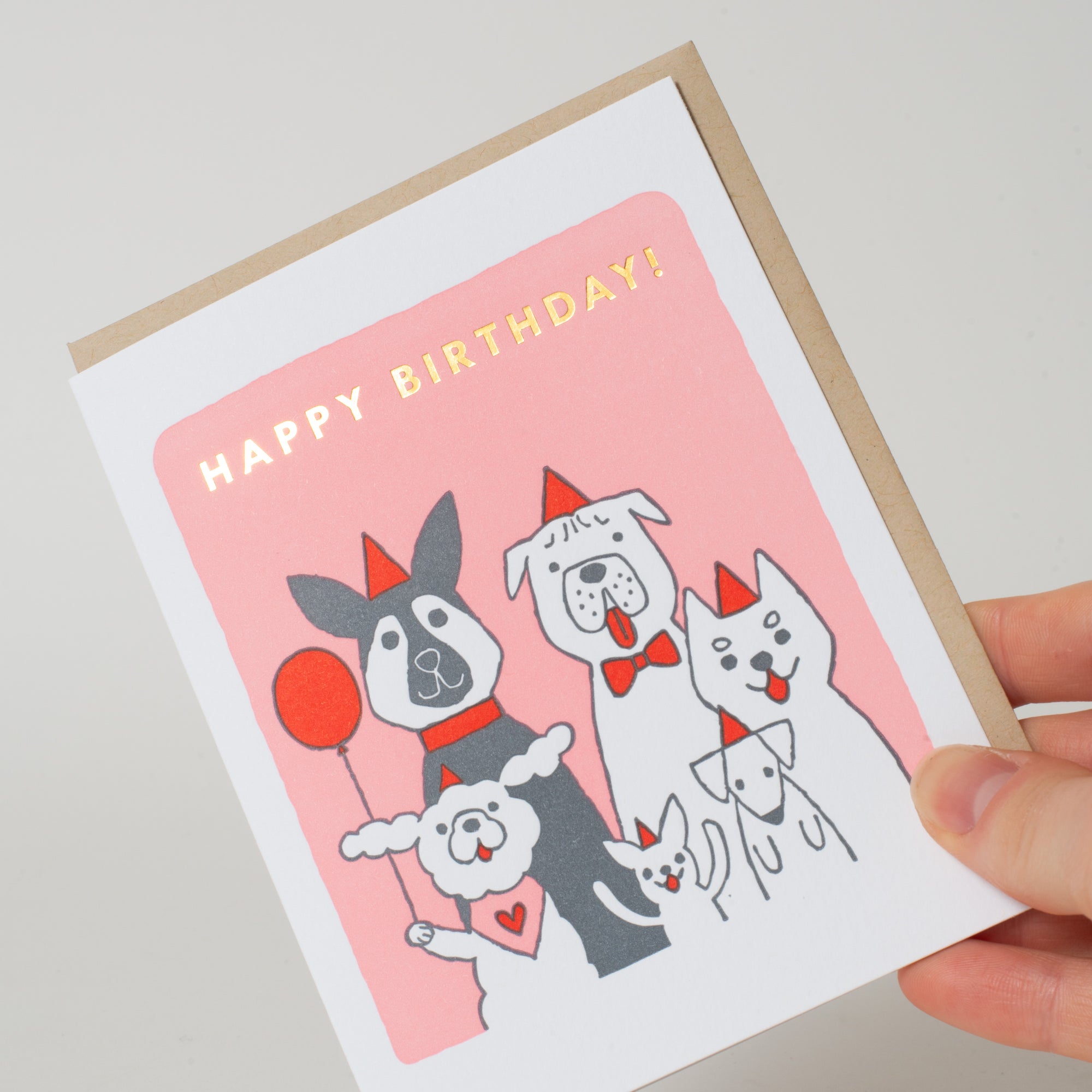Birthday Dogs card by Fugu Fugu Press