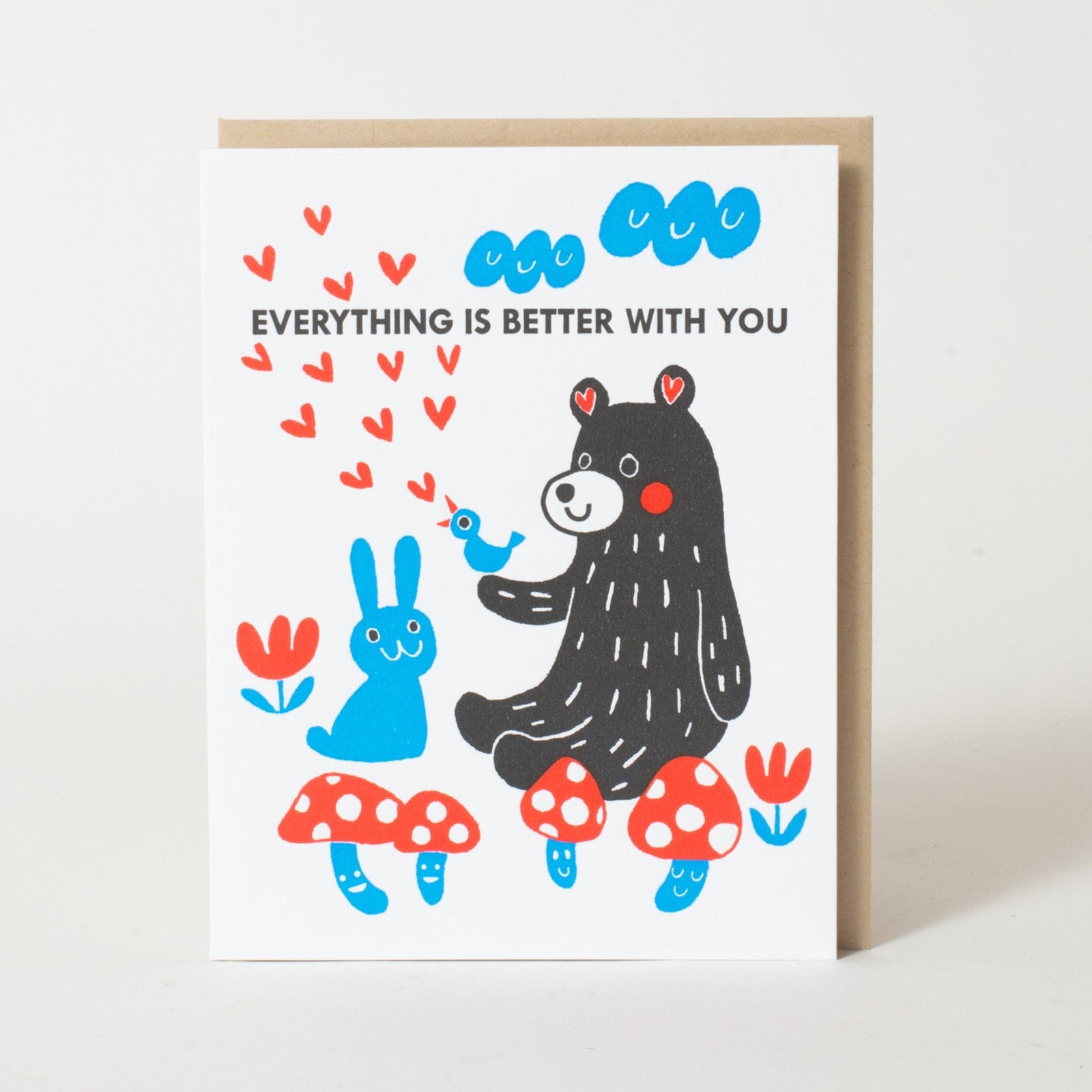 Better With You love card by Fugu Fugu Press