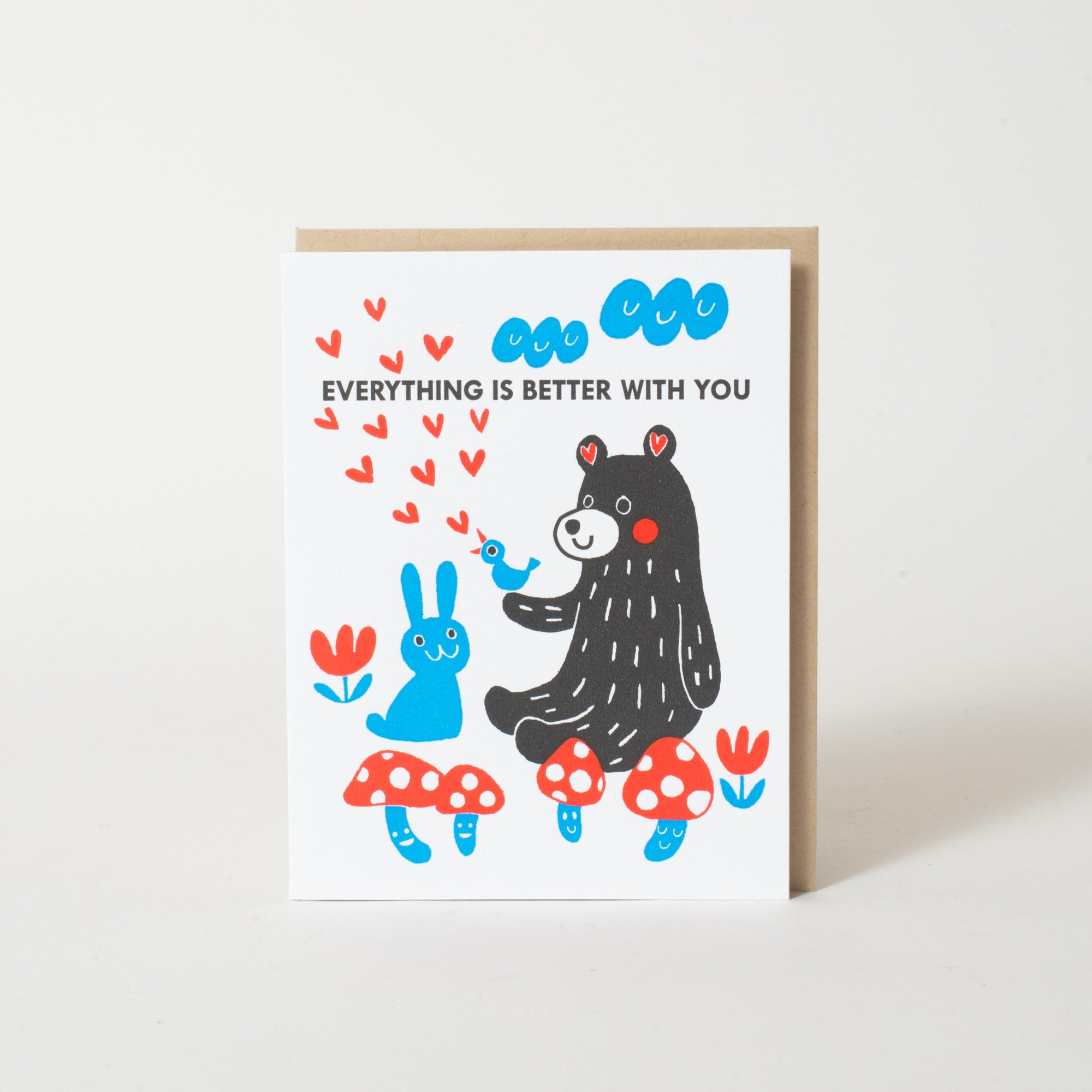 Better With You love card by Fugu Fugu Press
