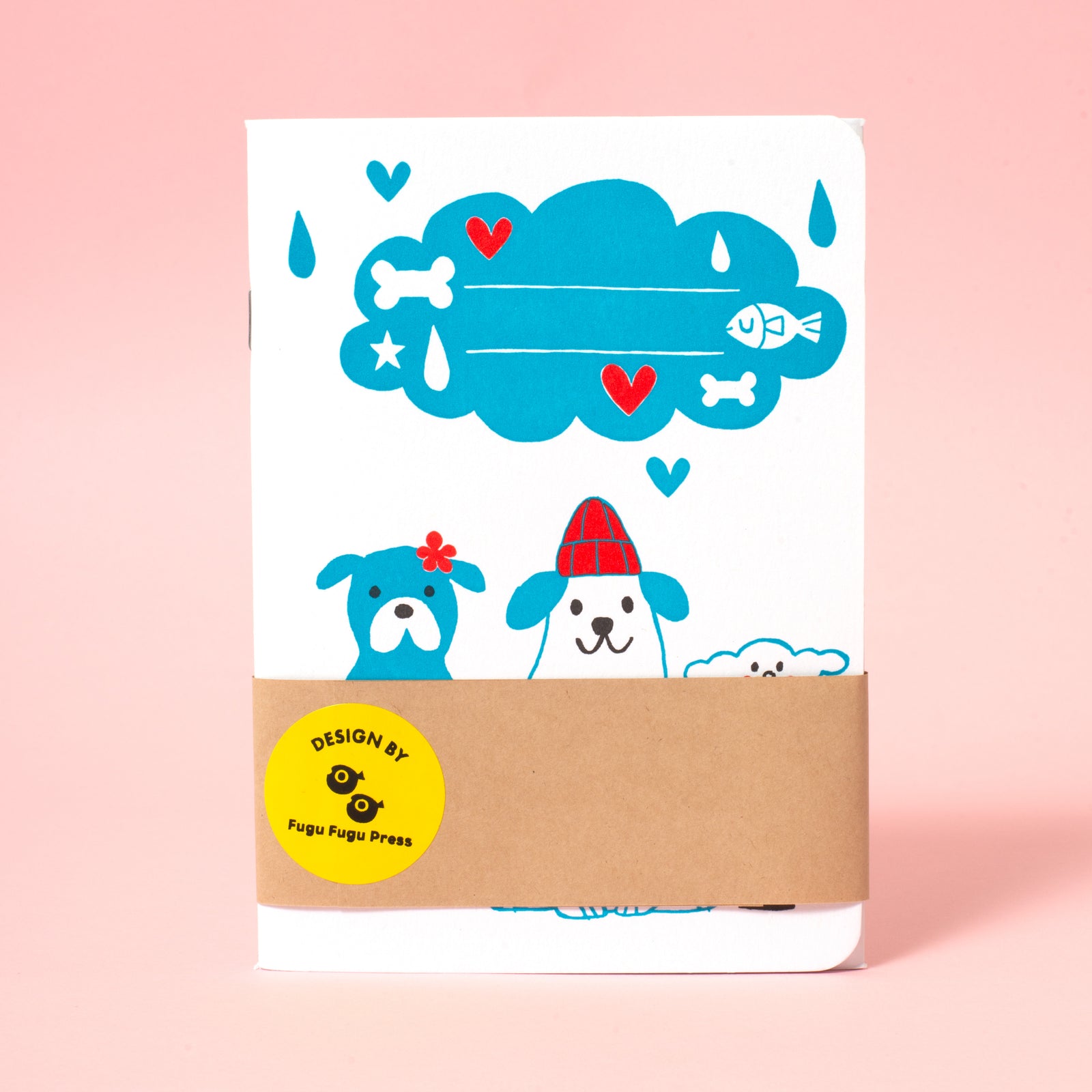 B6 Softcover Blank Notebook 2-Pack - Dog Squad & Bear Bunny