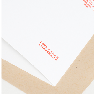 you're wonderful flowers letterpress greeting card