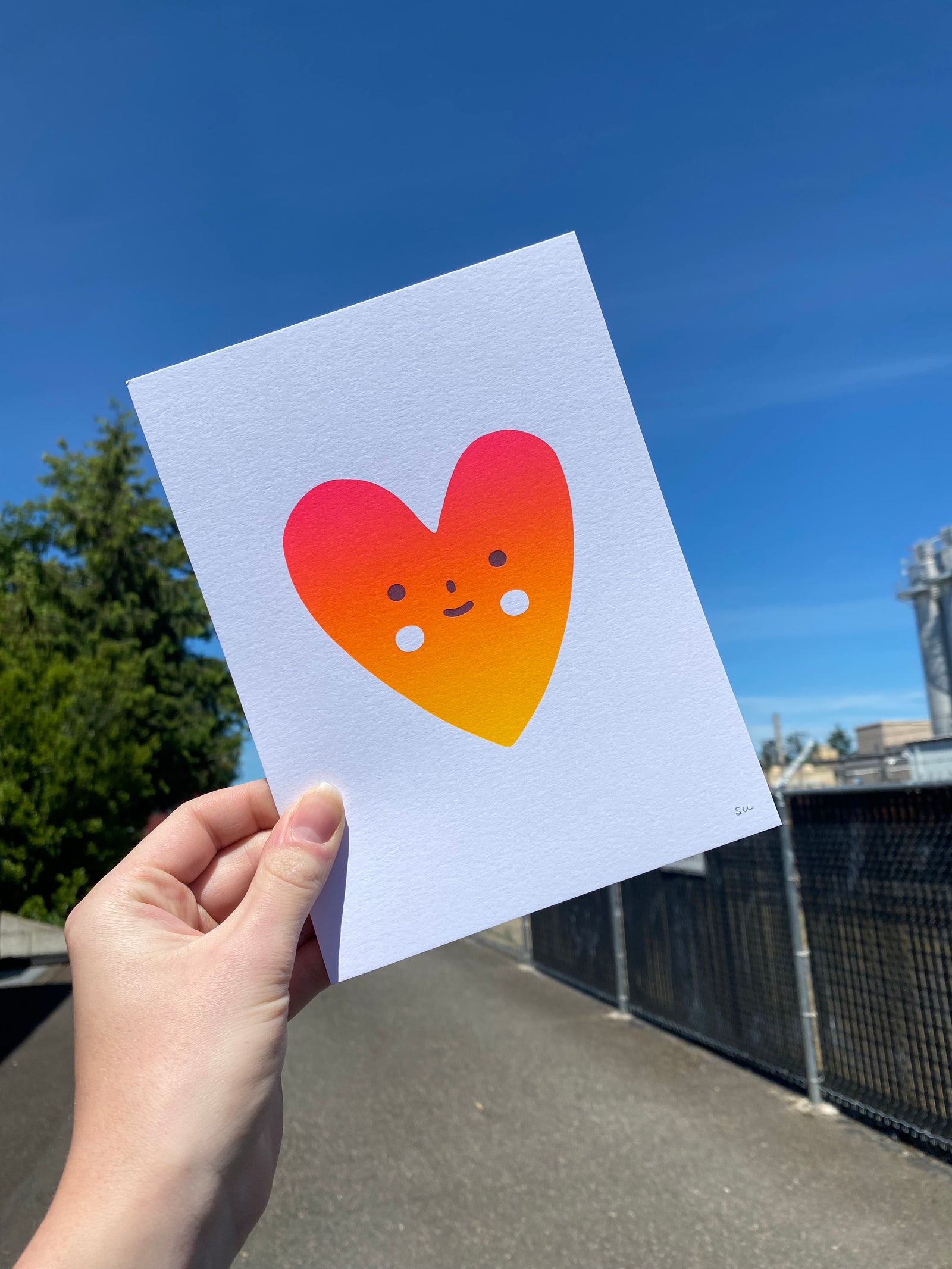 Heart Pride Print by Suzy Ultman