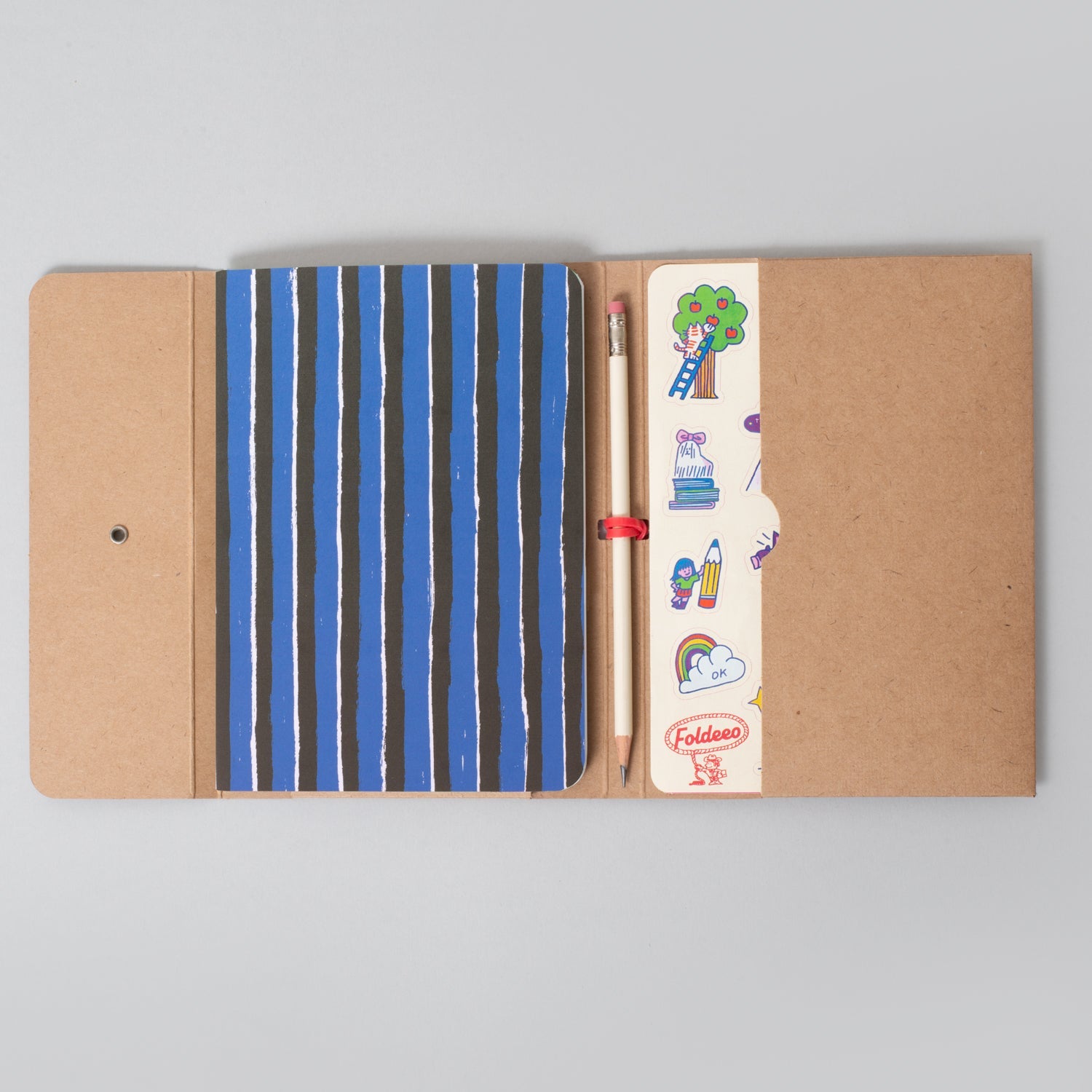 Foldeeo Notebook Folio Shaggy Stripe B6 Size