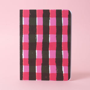 Big Gingham B6 Blank Notebook