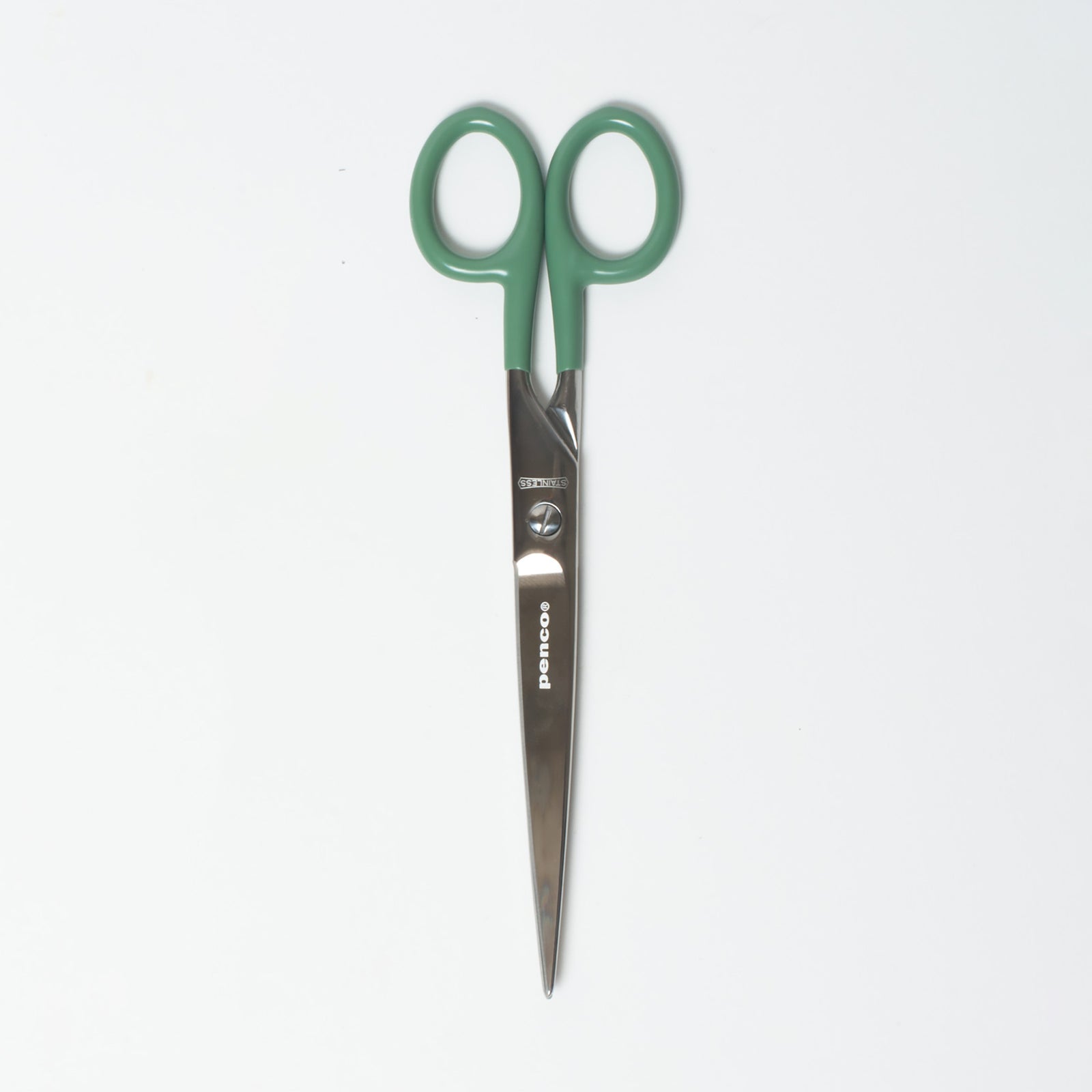 Large Stainless Steel Scissors, Green