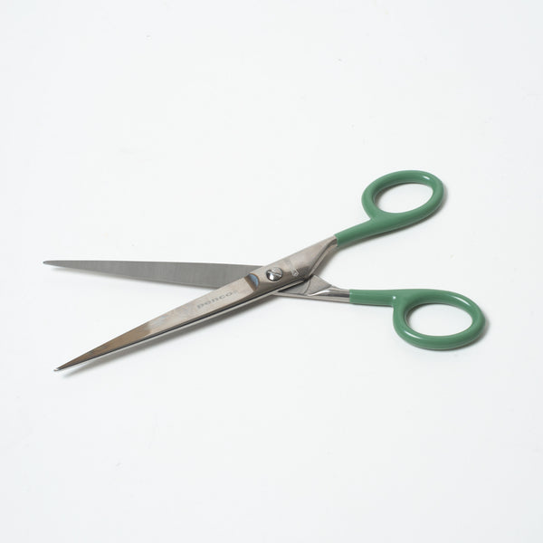 Large Stainless Steel Scissors, Green - Egg Press