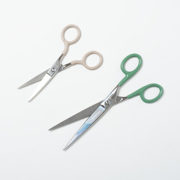 Small Stainless Steel Scissors, Ivory - Egg Press