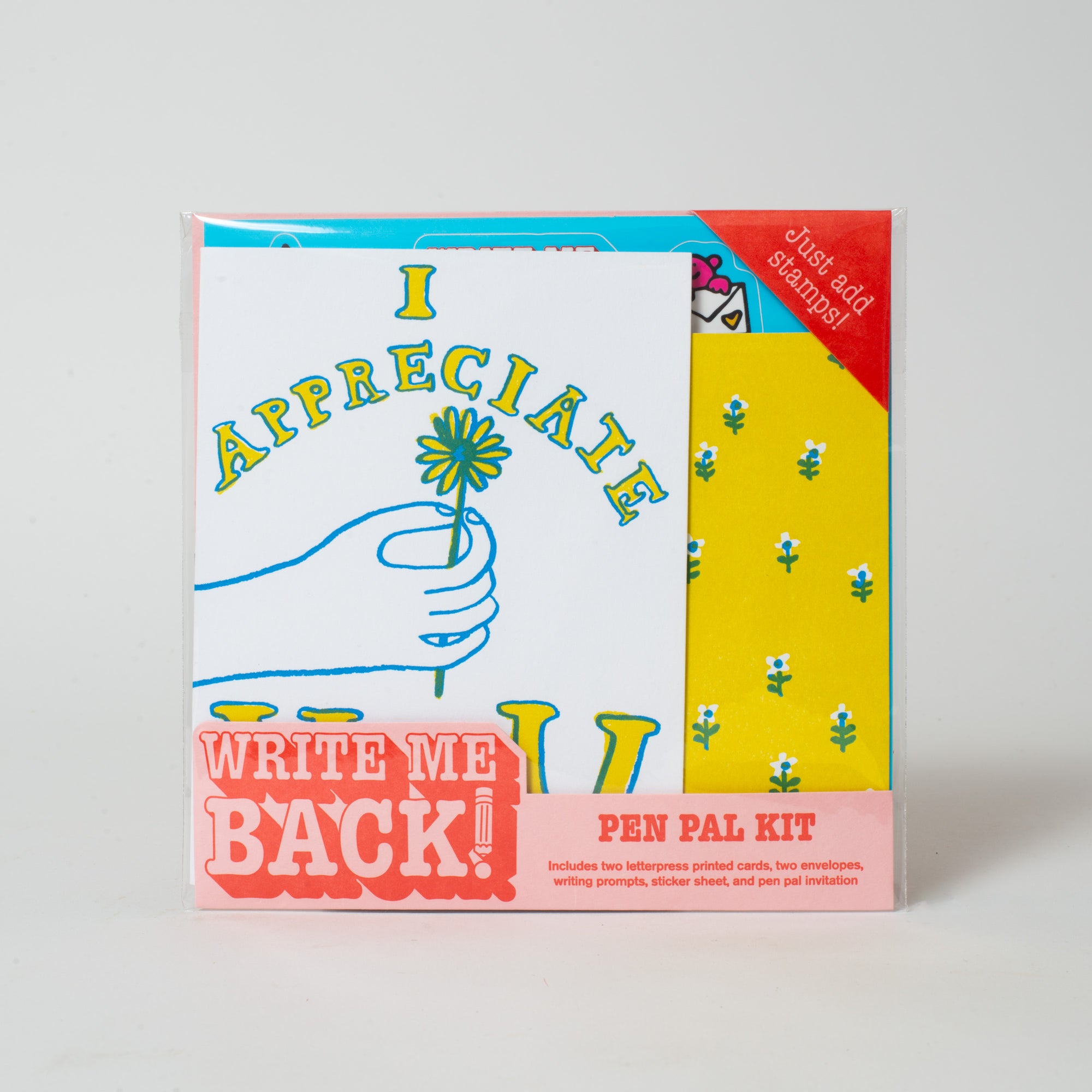 Write Me Back! Pen Pal Kit (Appreciate You + Flower)