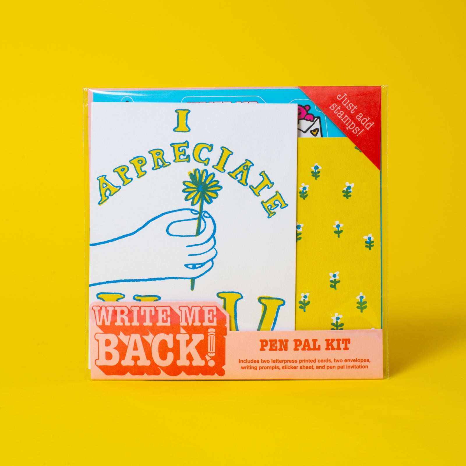 Write Me Back! Pen Pal Kit (Appreciate You + Flower)