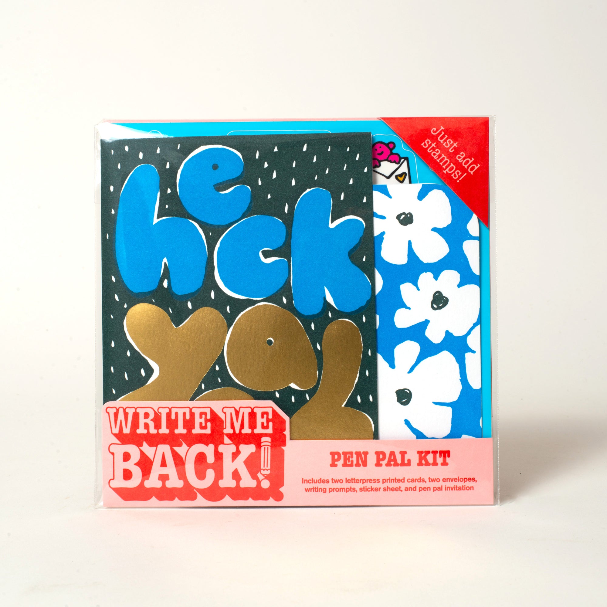 Write Me Back! Pen Pal Kit (Heck Yeah + Flower)