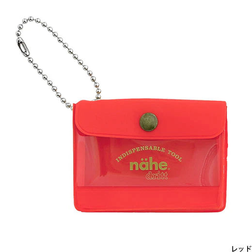 Mini Keychain Storage Case, Red