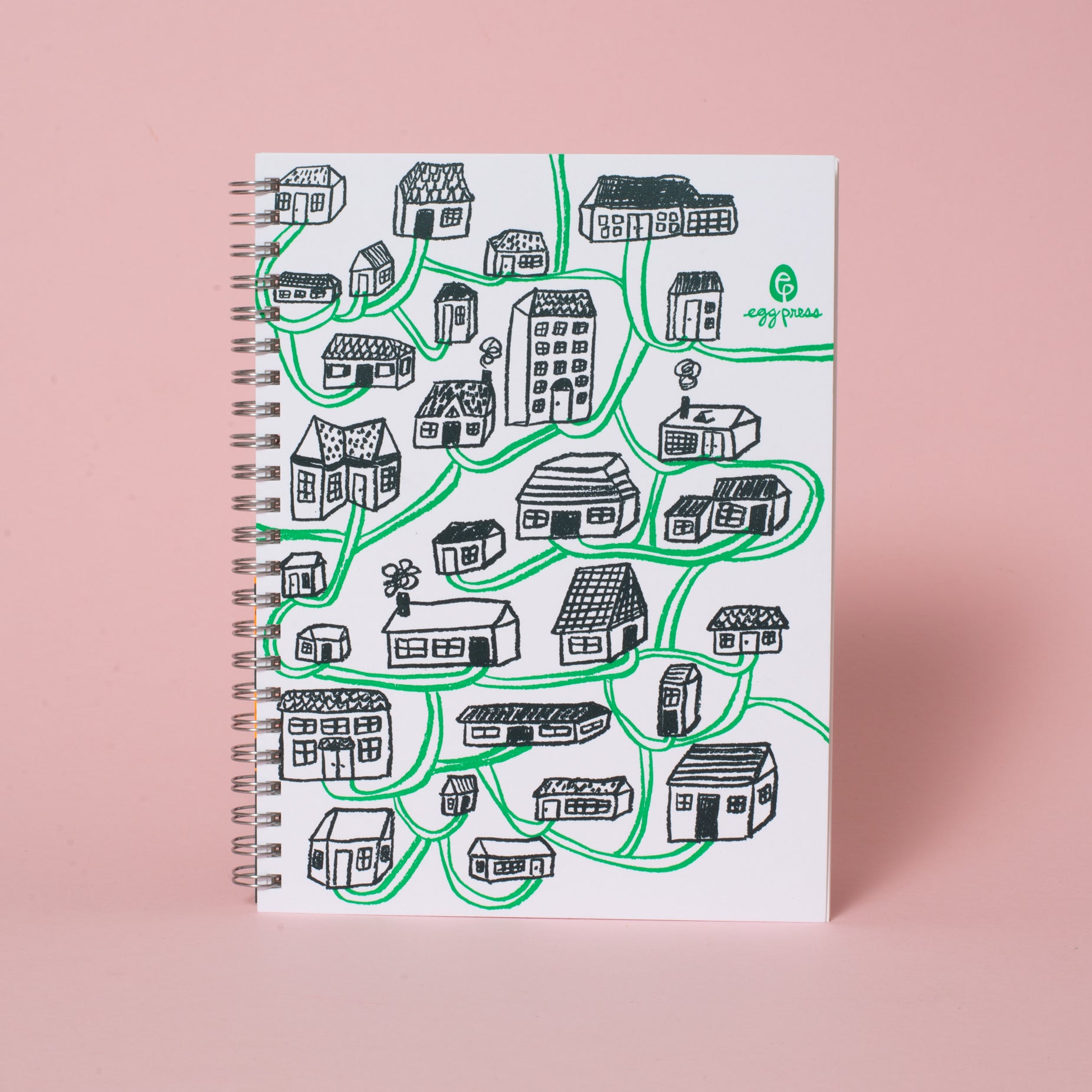 All Roads Lead Home Blank Letterpress Notebook