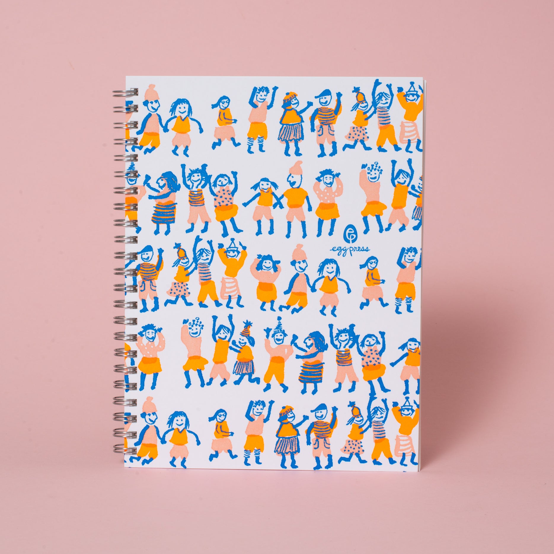 Rainy Day Parade Blank Letterpress Notebook
